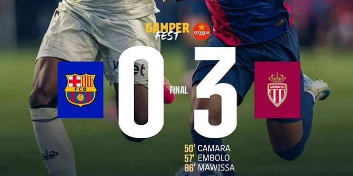 Hasil Barcelona vs AS Monaco – Babak Belur Blaugrana Dihajar 0-3 di Kandang Sendiri