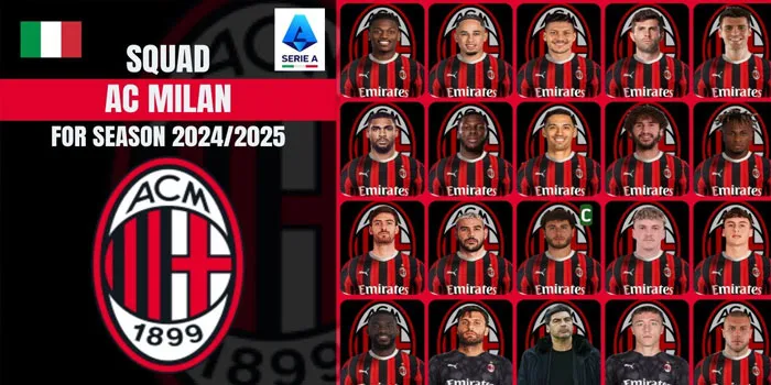 Profil Tim dan Daftar Pemain AC Milan Musim 20242025